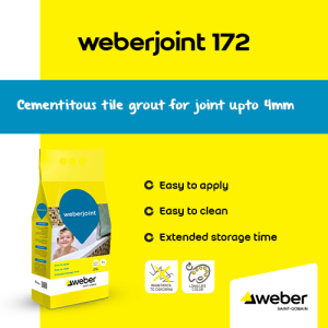 Weber Cementitious Tile Grout Ash Grey